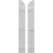 Ekena Millwork Americraft 2-Board (3 Batten) Wood Joined Board-n-Batten Shutters w/ Arch Top, ARW401BQ207X77STH, PR ARW401BQ207X77STH - alternate 1